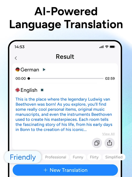 AI Translator - Translate AI - عکس برنامه موبایلی اندروید