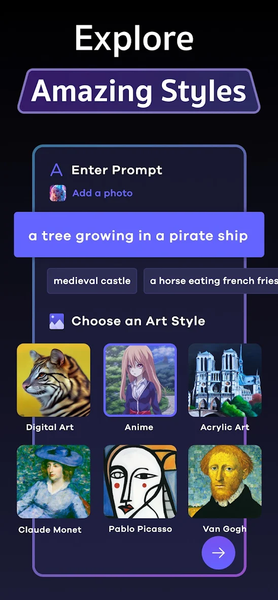 AI Image Generator - Monet - Image screenshot of android app