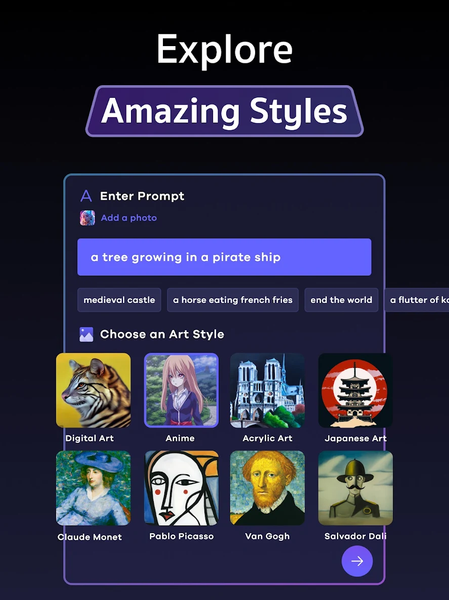 AI Image Generator - Monet - Image screenshot of android app