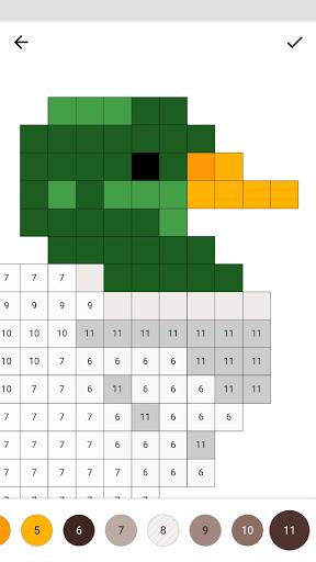 Colorica: Pixel Color by Number 2018 - Image screenshot of android app