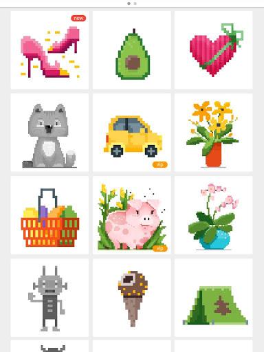 Colorica: Pixel Color by Number ۲۰۱۸ - عکس برنامه موبایلی اندروید