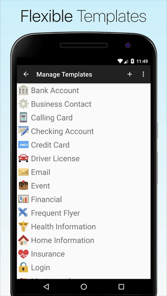 Password Manager Data Vault + - عکس برنامه موبایلی اندروید