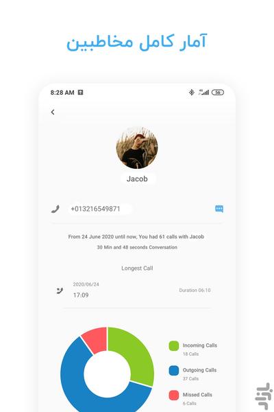 کنتور تماس - عکس برنامه موبایلی اندروید