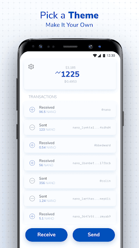Natrium - NANO Wallet - عکس برنامه موبایلی اندروید