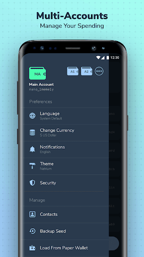 Natrium - NANO Wallet - عکس برنامه موبایلی اندروید