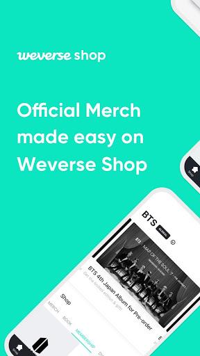 Weverse Shop - Image screenshot of android app