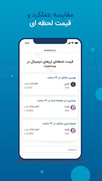 بیت میت - خرید و فروش ارز دیجیتال - Image screenshot of android app