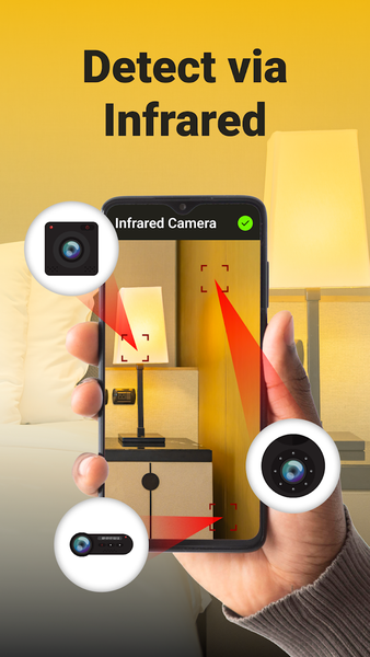 Hidden Camera Detector - عکس برنامه موبایلی اندروید