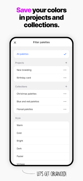Coolors - عکس برنامه موبایلی اندروید