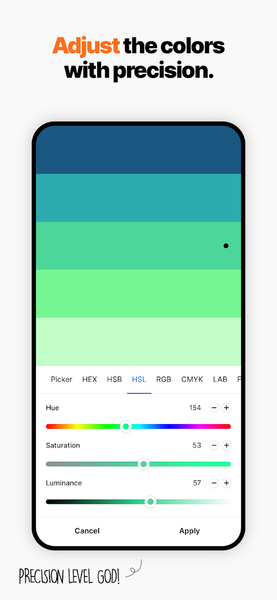 Coolors - عکس برنامه موبایلی اندروید