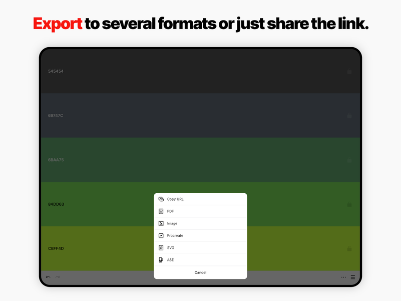 Coolors - عکس برنامه موبایلی اندروید
