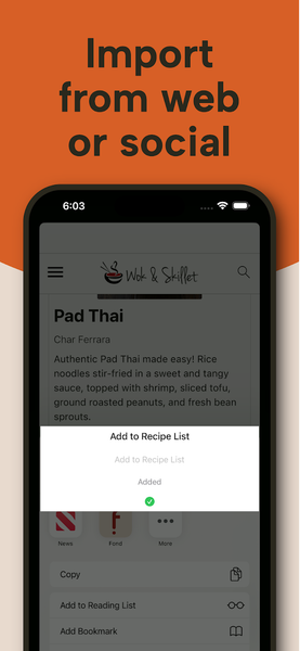 Fond - Streaming Recipes - عکس برنامه موبایلی اندروید