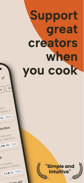 Fond - Streaming Recipes - Image screenshot of android app