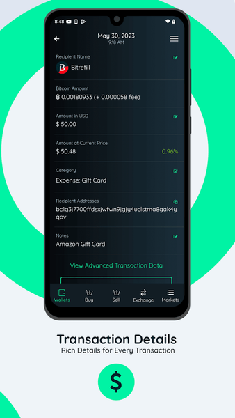 Edge - Bitcoin & Crypto Wallet - Image screenshot of android app