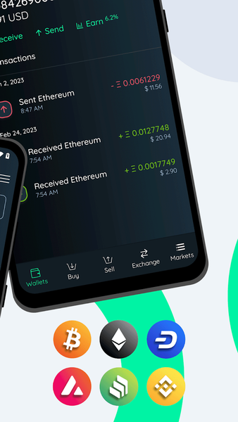 Edge - Bitcoin & Crypto Wallet - عکس برنامه موبایلی اندروید