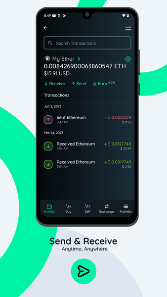 Edge - Bitcoin & Crypto Wallet - Image screenshot of android app
