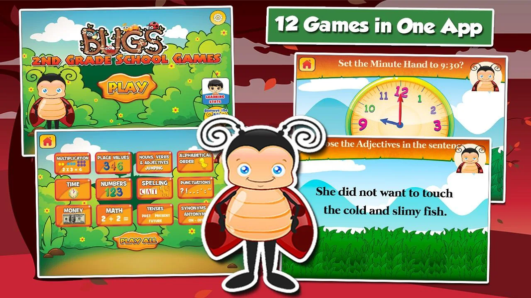 2nd Grade Learning Games - عکس بازی موبایلی اندروید