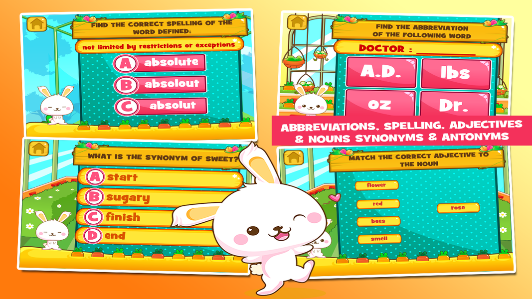Fourth Grade Learning Games - عکس بازی موبایلی اندروید