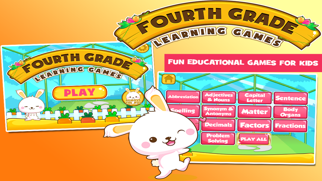 Fourth Grade Learning Games - عکس بازی موبایلی اندروید