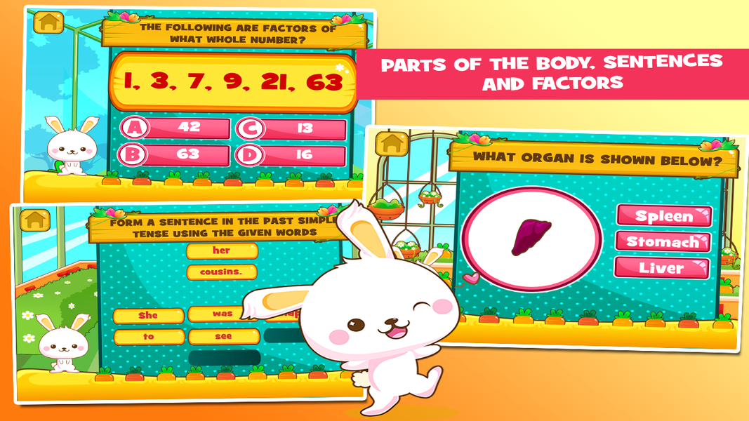 Fourth Grade Learning Games - عکس بازی موبایلی اندروید