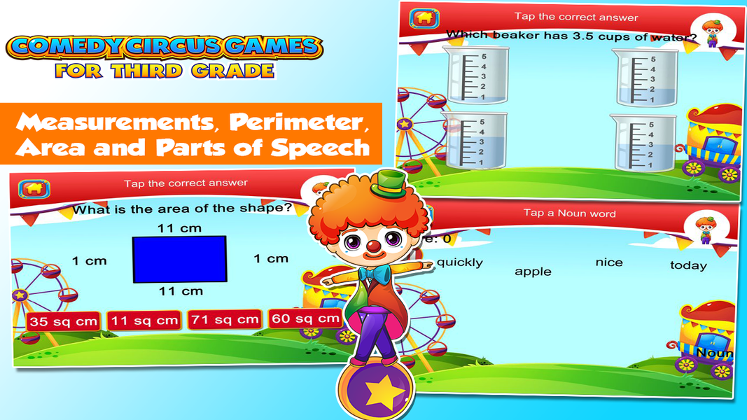 ۳rd Grade Learning Games - عکس بازی موبایلی اندروید