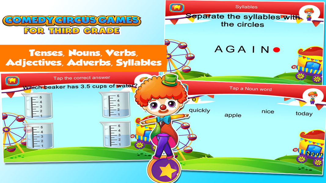 ۳rd Grade Learning Games - عکس بازی موبایلی اندروید