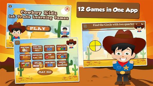 Cowboy Kids Grade One Games - عکس برنامه موبایلی اندروید