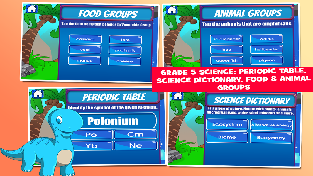 5th Grade Educational Games - عکس بازی موبایلی اندروید