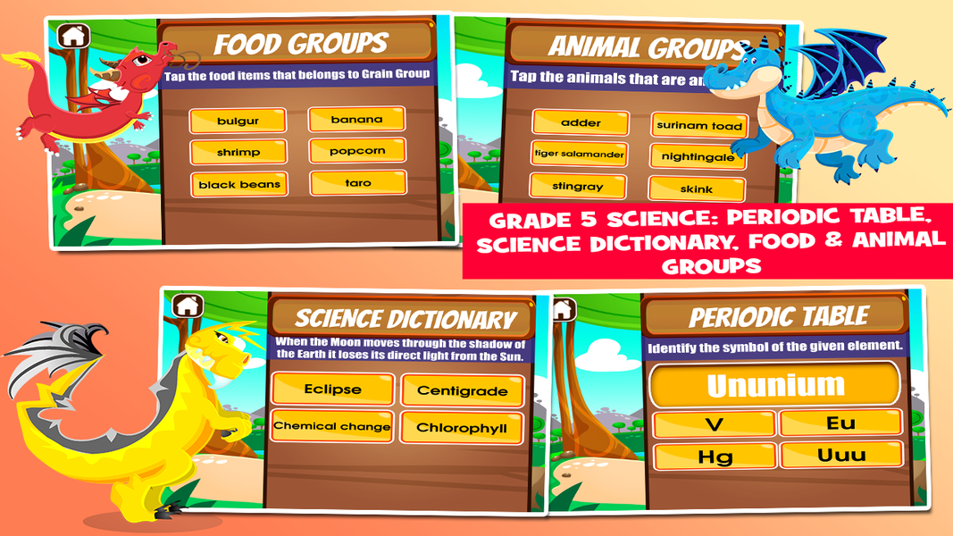 5th Grade Education Games - Gameplay image of android game