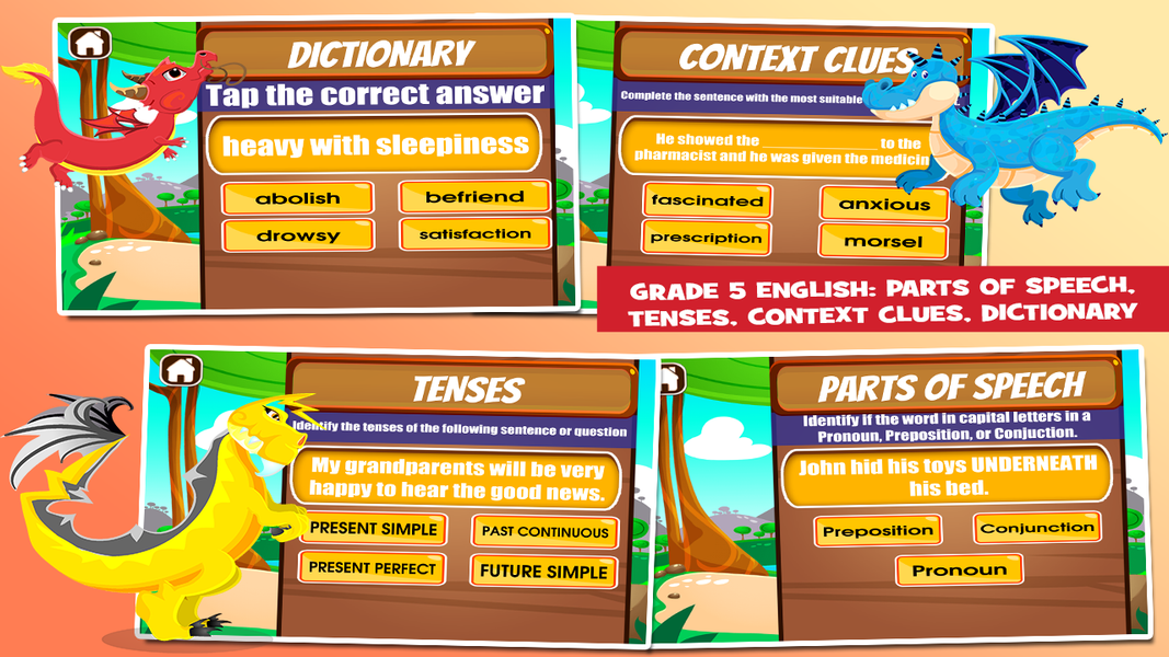 ۵th Grade Education Games - عکس بازی موبایلی اندروید