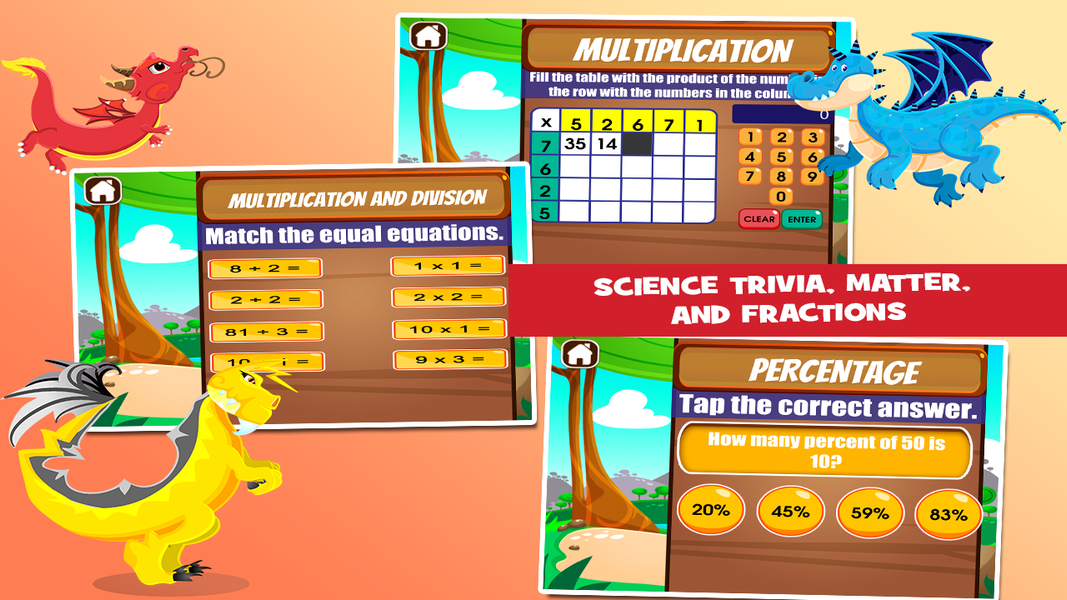 ۵th Grade Education Games - عکس بازی موبایلی اندروید
