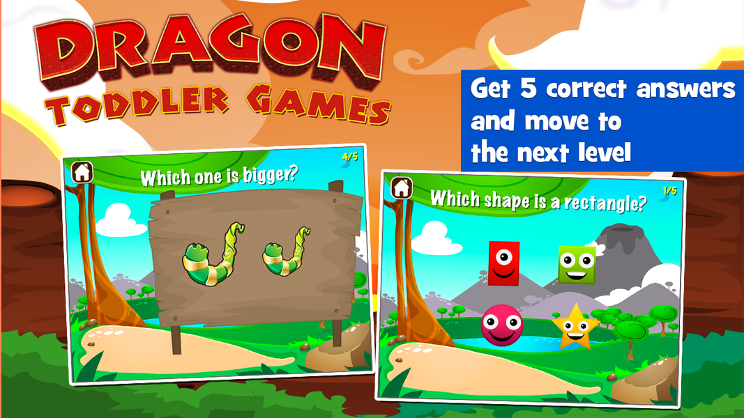 Dragon Toddler Games - عکس بازی موبایلی اندروید
