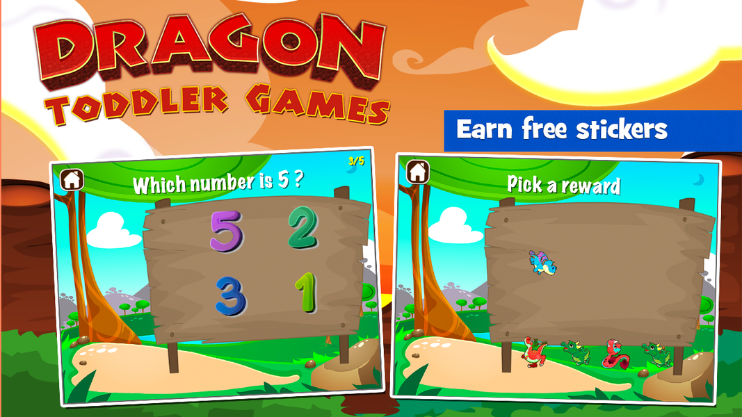 Dragon Toddler Games - عکس بازی موبایلی اندروید