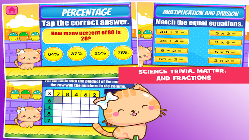 Fifth Grade Learning Games - عکس برنامه موبایلی اندروید