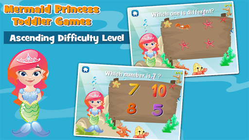 Mermaid Princess Toddler Games - عکس بازی موبایلی اندروید