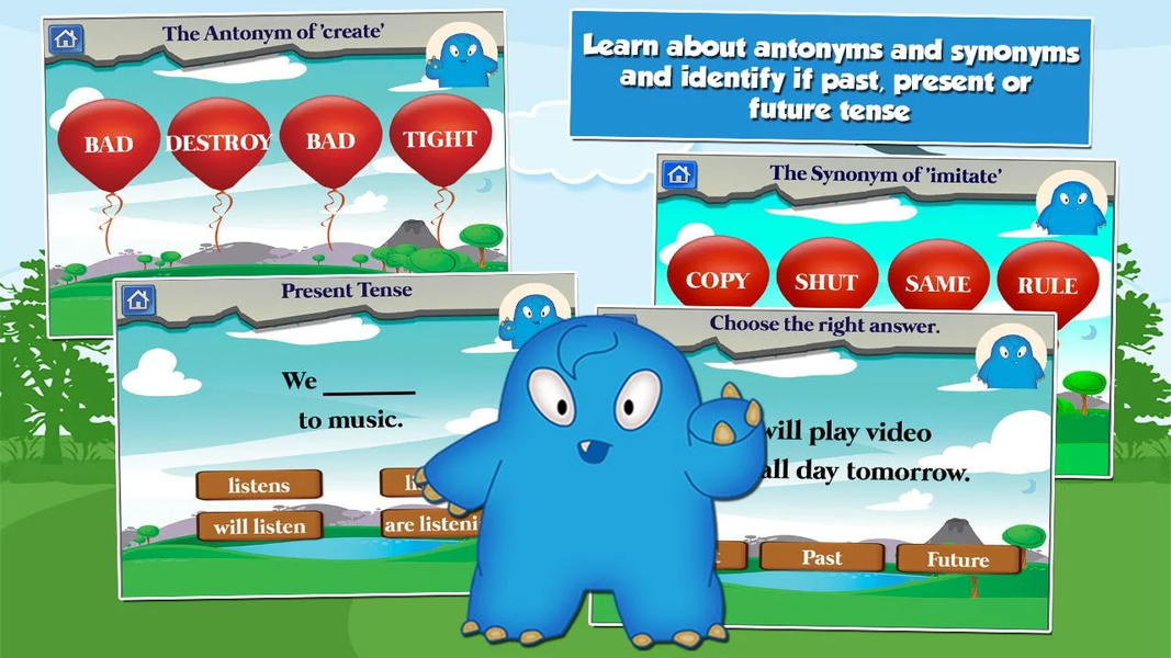 Monster Kid ۲nd Grade Games - عکس بازی موبایلی اندروید