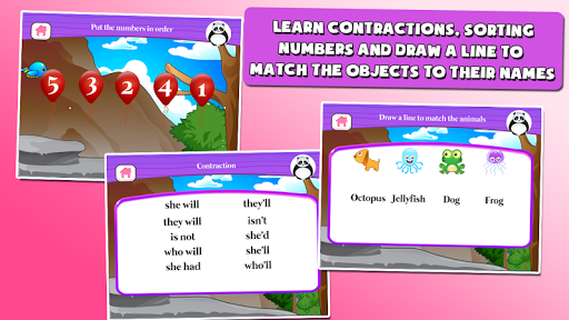 Panda 1st-Grade Learning Games - Gameplay image of android game