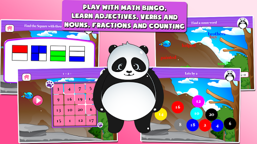 Panda 1st-Grade Learning Games - عکس بازی موبایلی اندروید