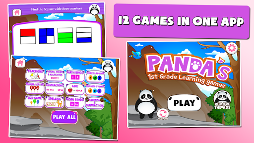 Panda 1st-Grade Learning Games - عکس بازی موبایلی اندروید