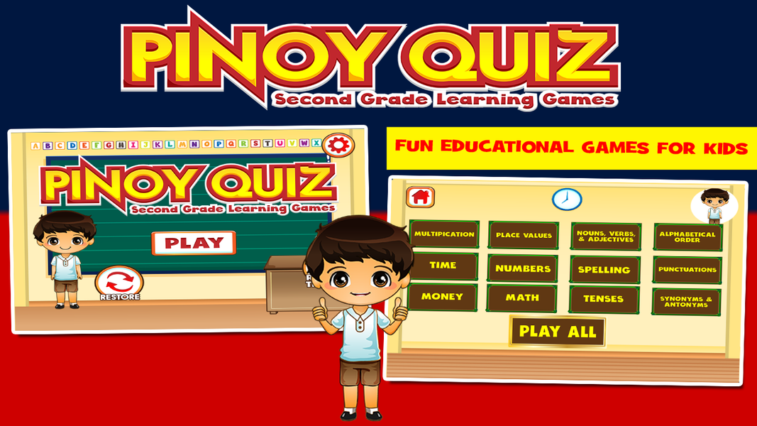 Pinoy Second Grade Games - عکس بازی موبایلی اندروید