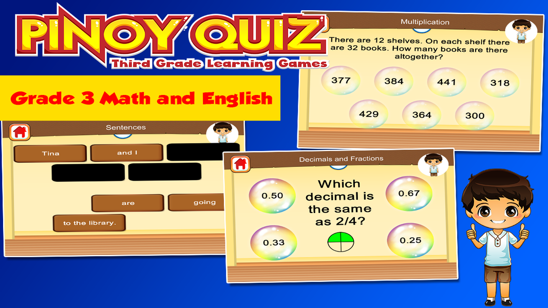 Pinoy 3rd Grade Learning Games - عکس بازی موبایلی اندروید