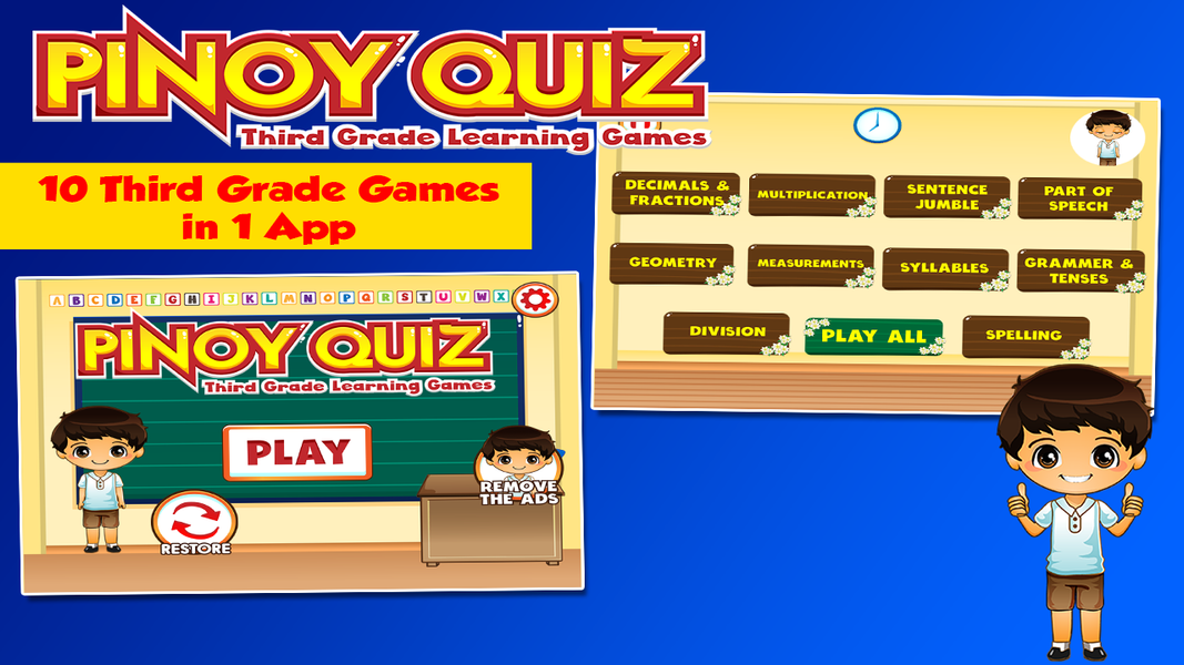 Pinoy 3rd Grade Learning Games - عکس بازی موبایلی اندروید