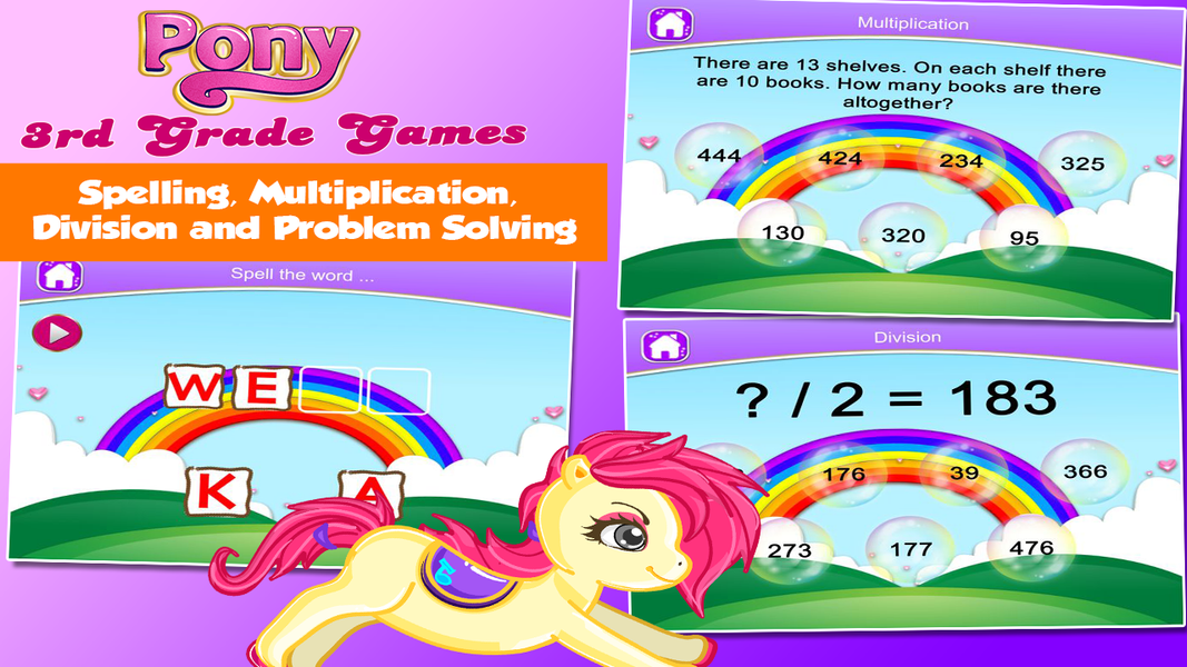 Third Grade Learning Games - عکس بازی موبایلی اندروید