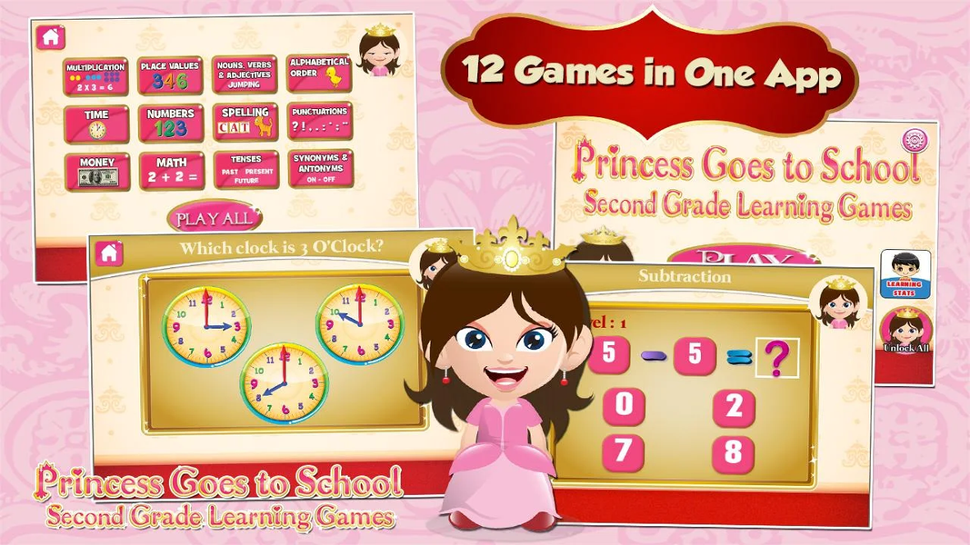 Princess Second Grade Games - عکس بازی موبایلی اندروید