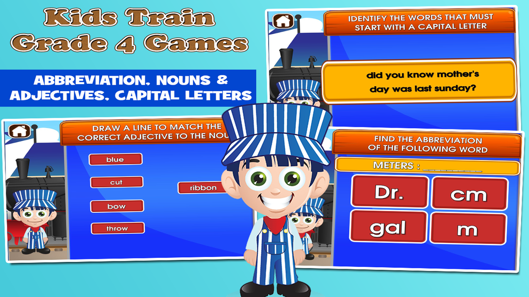 4th Grade Learning Games - Gameplay image of android game