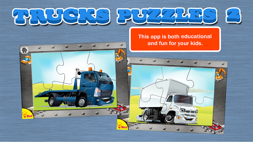 Truck Puzzles: Kids Puzzles - Gameplay image of android game