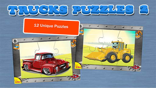 Truck Puzzles: Kids Puzzles - Gameplay image of android game