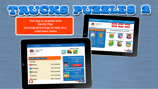 Truck Puzzles: Kids Puzzles - Gameplay image of android game
