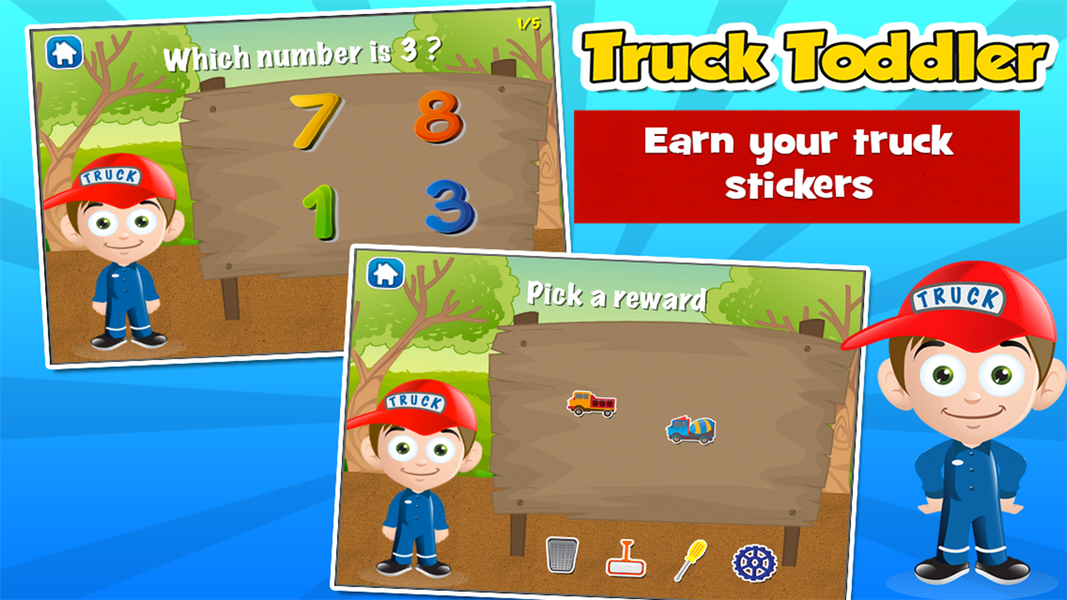 Truck Toddler Kids Games - Gameplay image of android game