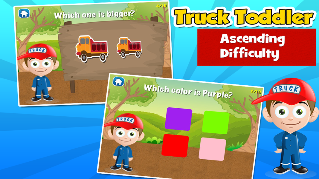 Truck Toddler Kids Games - عکس بازی موبایلی اندروید